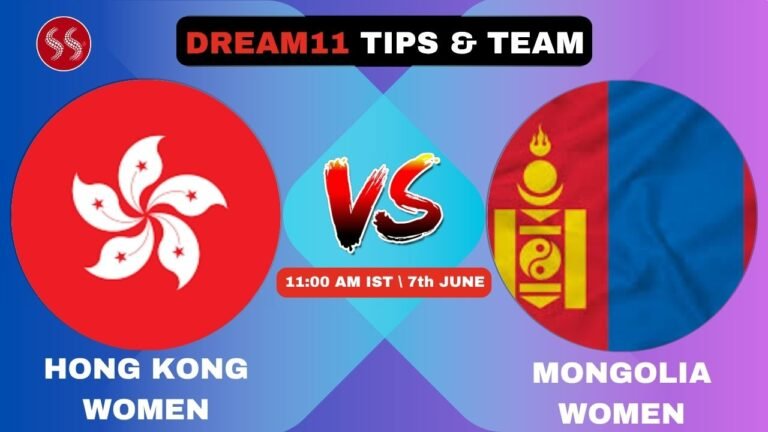 HK-W vs MGL-W Today’s Dream11 Fantasy Team: 10th T20 2025