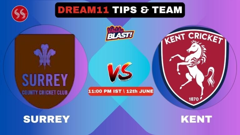 SUR vs KET Today's Dream11 Fantasy Team: 40th T20 2025