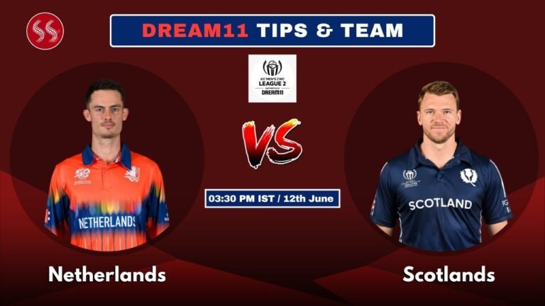 NED vs SCO Today's Dream11 Fantasy Team