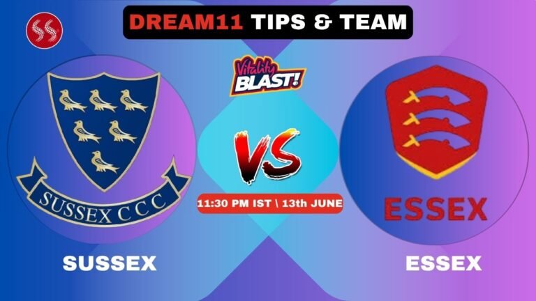 SUS vs ESS Today's Dream11 Fantasy Team: 47th T20 2025