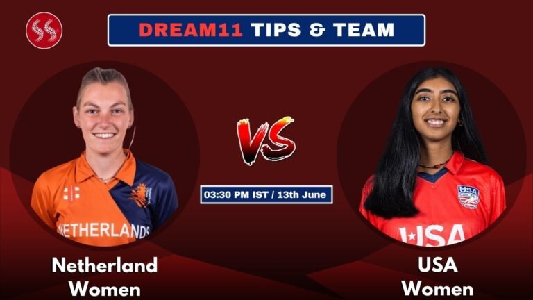 NL-W vs USA-W Today’s Dream11 Fantasy Team