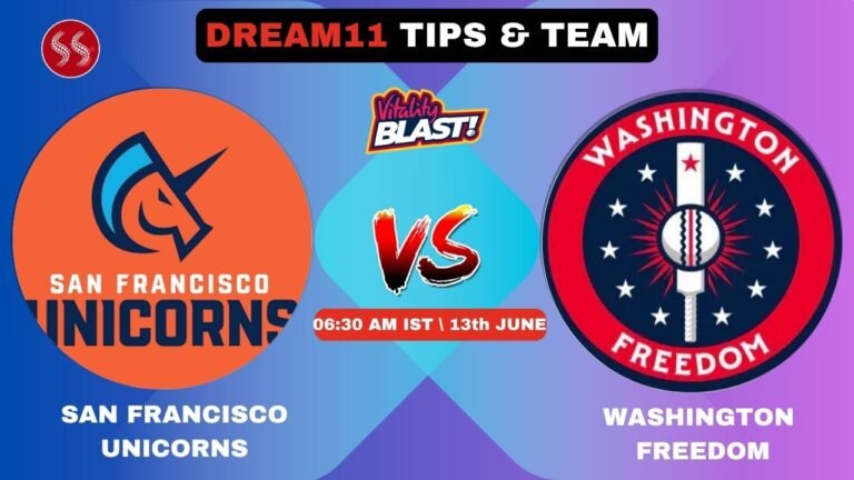 SF vs WAS Today's Dream11 Fantasy Team: 1st T20 2025