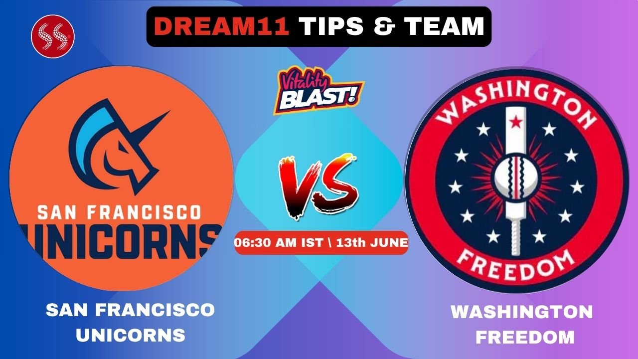 SF vs WAS Today's Dream11 Fantasy Team: 1st T20 2025