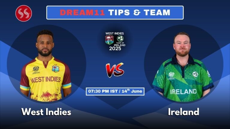 WI vs IRE Today's Dream11 Fantasy Team