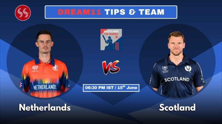 NED vs SCO Today's Dream11 Fantasy Team