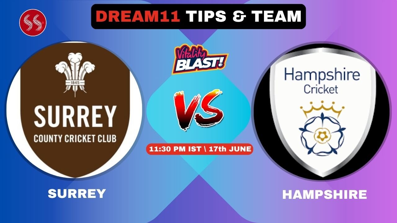 SUR vs HAM Today's Dream11 Fantasy Team: 57th T20 2025