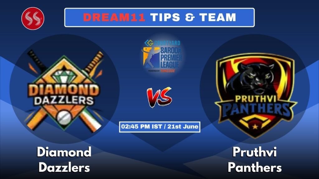 DD vs PP Today's Dream11 Fantasy Team