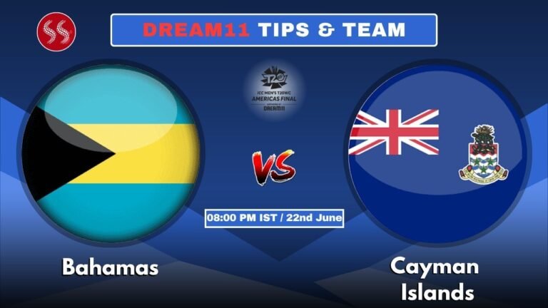 BAH vs CAY Today's Dream11 Fantasy Team