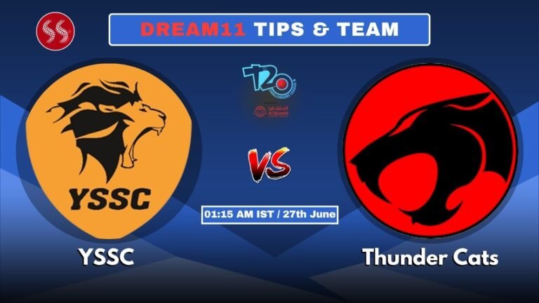 YSS vs THN Today's Dream11 Fantasy Team: 15th T20 2025