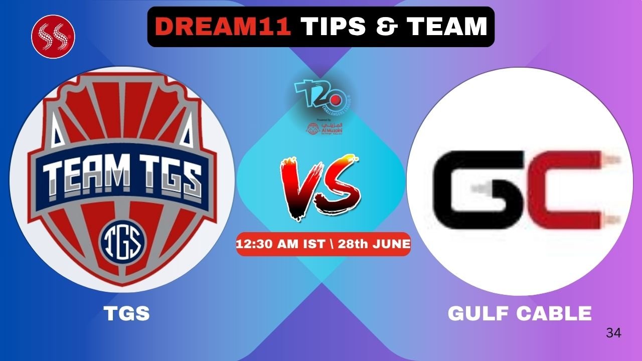 TGS vs GUC Today's Dream11 Fantasy Team: 17th T20 2025