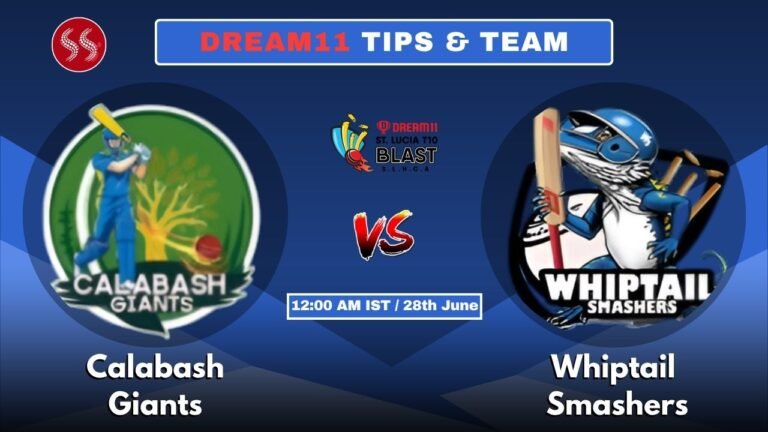 CBG vs WTS Today's Dream11 Fantasy Team