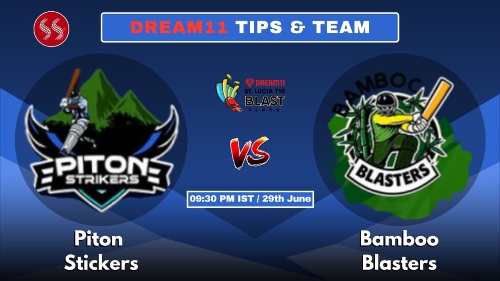 PTS vs BMB Today's Dream11 Fantasy Team: 11th T10 2025