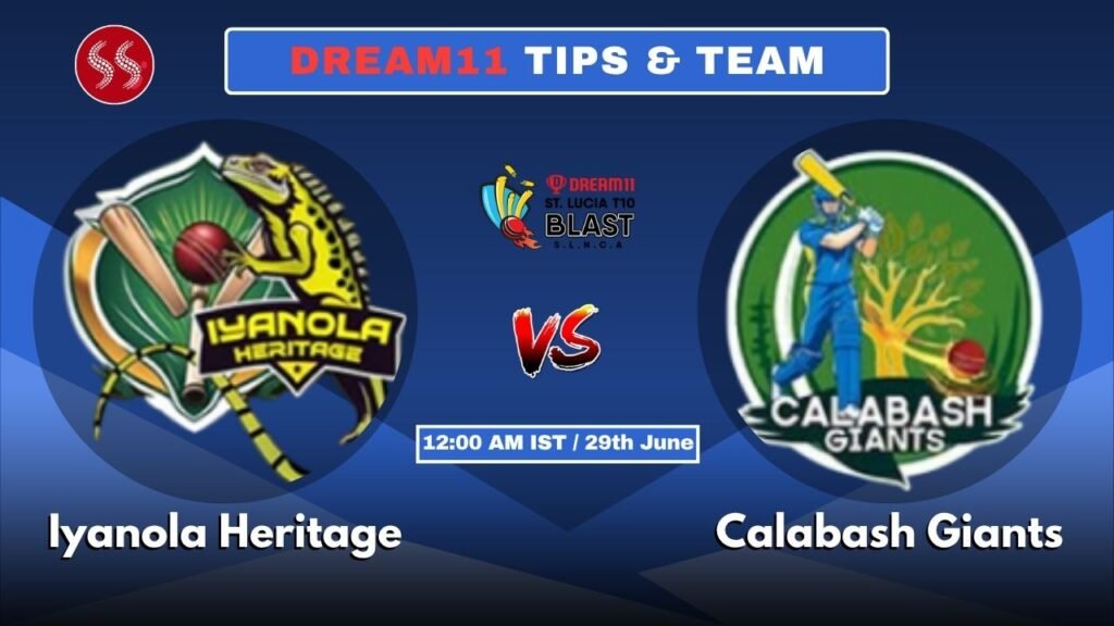 IYH vs CBG Today's Dream11 Fantasy Team: 10th T10 2025