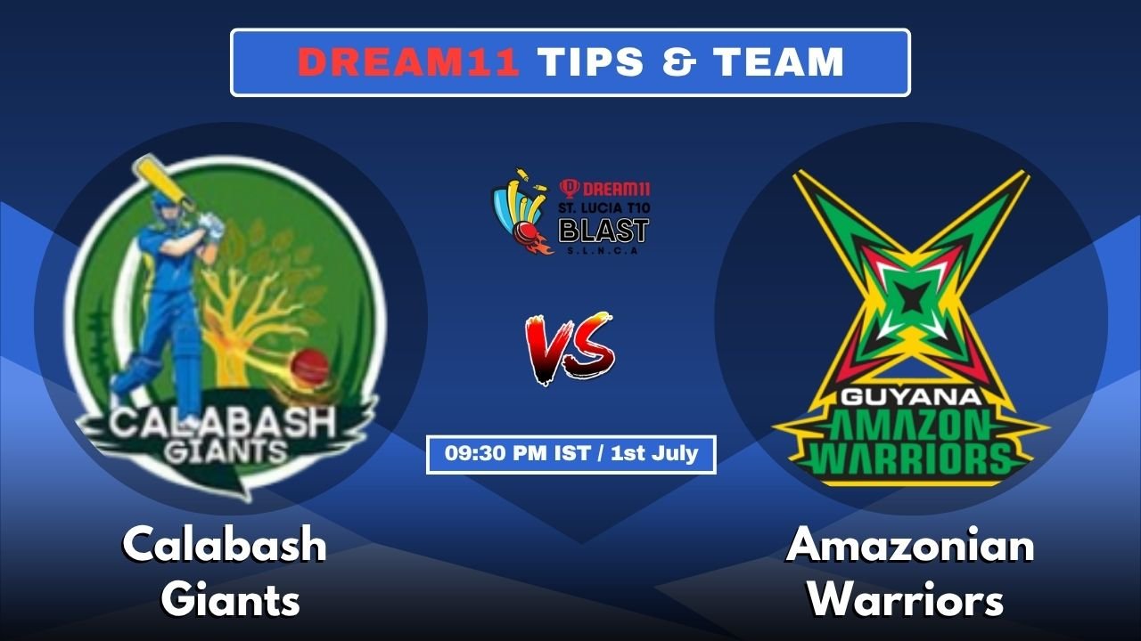CBG vs AMW Today's Dream11 Fantasy Team: 15th T10 2025