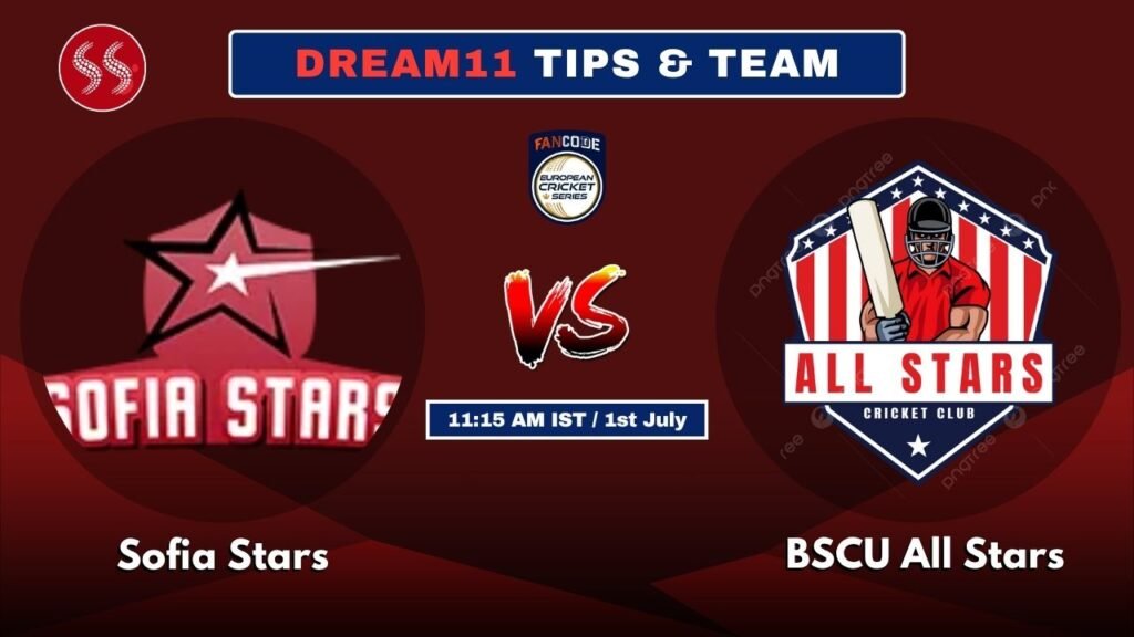 SFS vs BAS Today's Dream11 Fantasy Team: 6th T10 2025