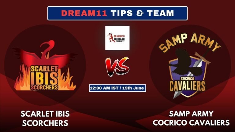 SLS vs SCL Today's Dream11 Fantasy Team: 23rd T10 Match & Promising Pitch Report