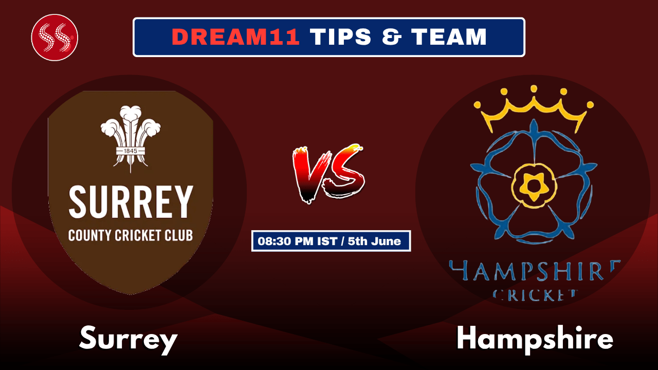 SUR vs HAM Today’s Dream11 Fantasy Team: 21th T20 Match & Pitch Report