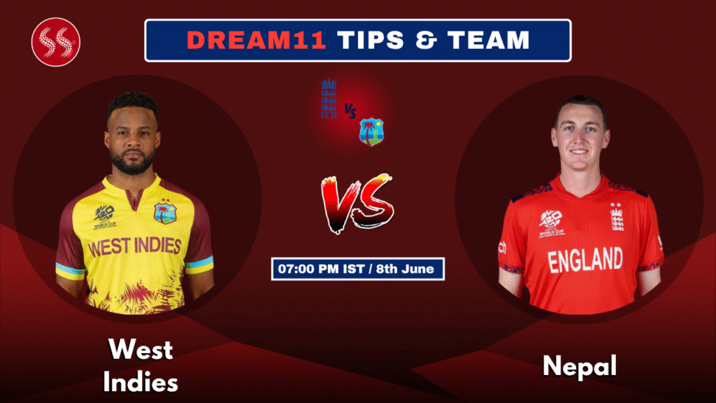 WI vs ENG Today’s Dream11 Fantasy Team