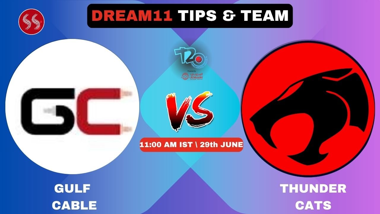 GUC vs THN Today's Dream11 Fantasy Team: 19th T20 Match & Promising Pitch Report