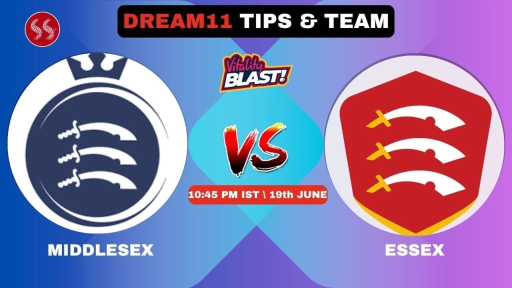 MID vs ESS Today's Dream11 Fantasy Team: 62nd T20 2025