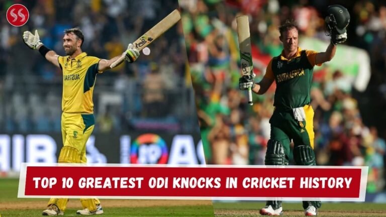 Top 10 Greatest ODI Knocks in Cricket History