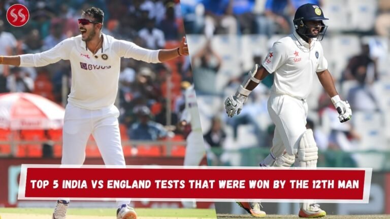 Top 5 India vs England Tests That Were Won by the 12th Man