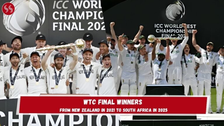 WTC Final Winners: From New Zealand in 2021 to South Africa in 2025