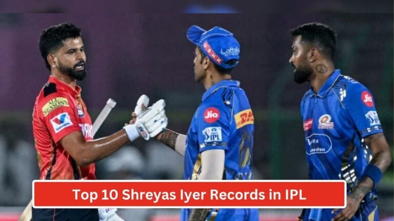 Top 10 Shreyas Iyer Records in IPL