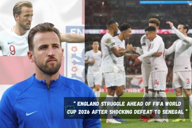 England Struggle Ahead of FIFA World Cup 2026 After Shocking Defeat to Senegal, Says Captain Harry Kane