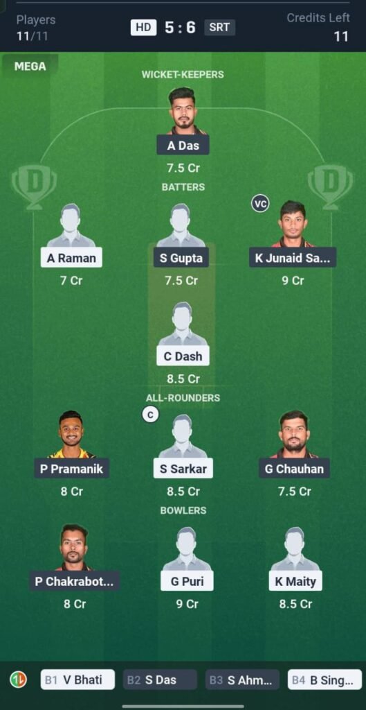 HD vs SRT Today's Dream11 Fantasy Team: 28th T20 Match & Promising Pitch Report 3 HD vs SRT Today's Dream11 Fantasy Team: 28th T20 Match & Promising Pitch Report