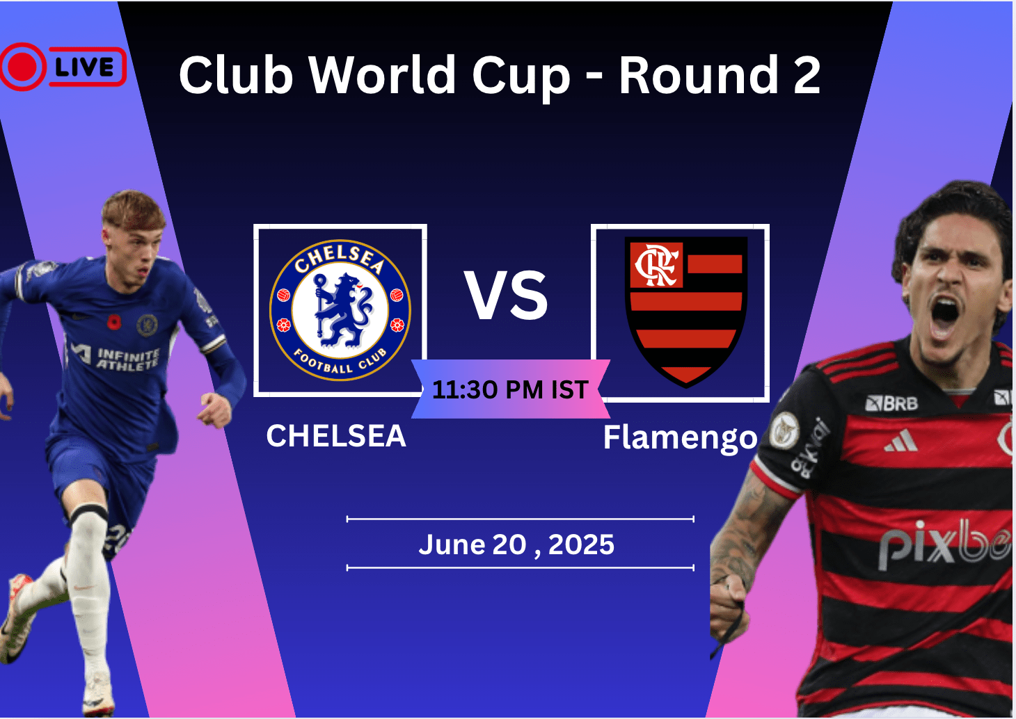 FIFA Club World Cup 2025: Flamengo vs Chelsea – Group D Clash at 23:45 Tonight