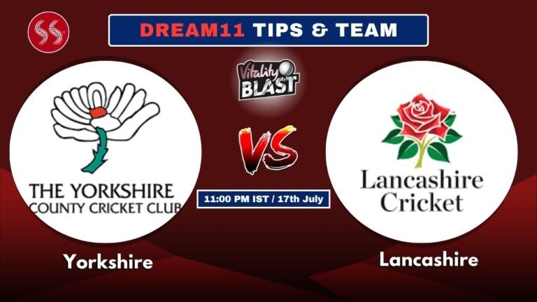 YOR vs LAN Today's Dream11 Fantasy Team