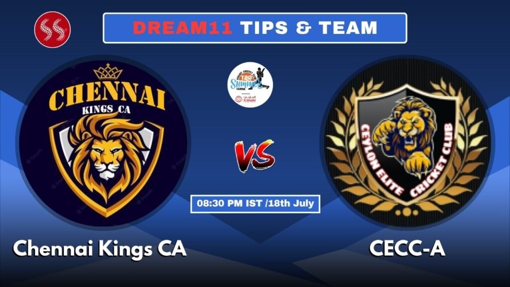 CHK vs CECC Today's Dream11 Fantasy Team