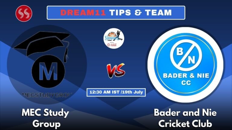 MEC vs BNC Today's Dream11 Fantasy Team