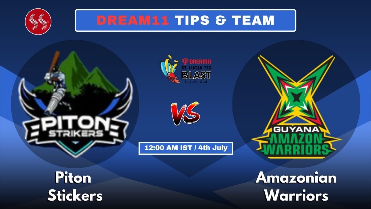 PTS vs AMW Today's Dream11 Fantasy Team: 20th T10 Match 2025