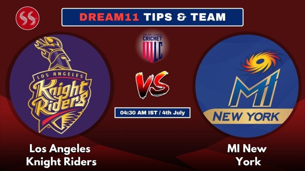 LAKR vs MI NY Today's Dream11 Fantasy Team