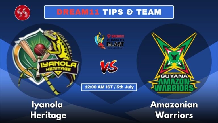 IYH vs AMW Today's Dream11 Fantasy Team: 22nd T10 2025