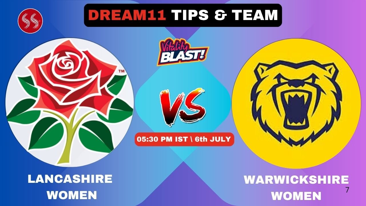 LAN-W vs WAR-W Today's Dream11 Fantasy Team: 37th T20 Match 2025