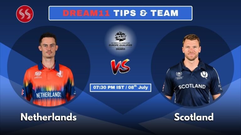 NED vs SCO Today's Dream11 Fantasy Team