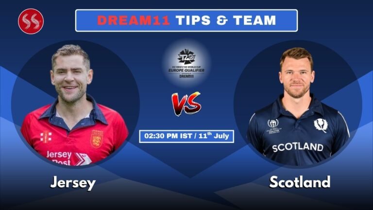 JER vs SCO Today's Dream11 Fantasy Team