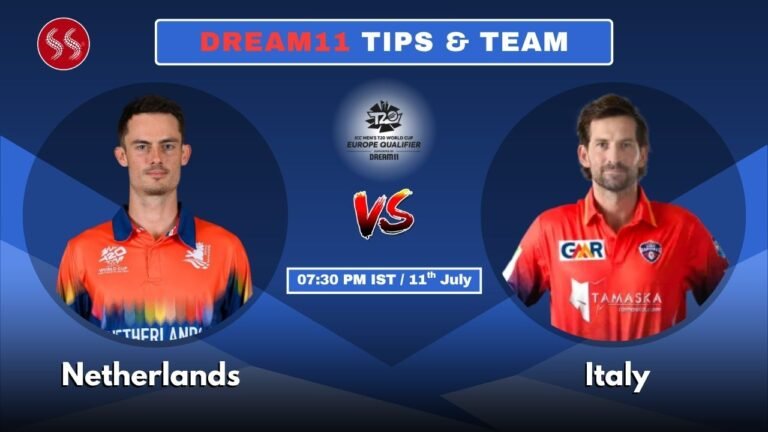 NED vs ITA Today's Dream11 Fantasy Team
