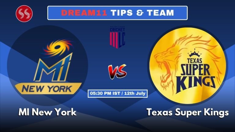 MI NY vs TSK Today's Dream11 Fantasy Team: Exciting, Qualifier 2, T20 Match 2025