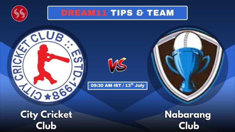 CCC vs NBR Today's Dream11 Fantasy Team: 11th T20 Match 2025