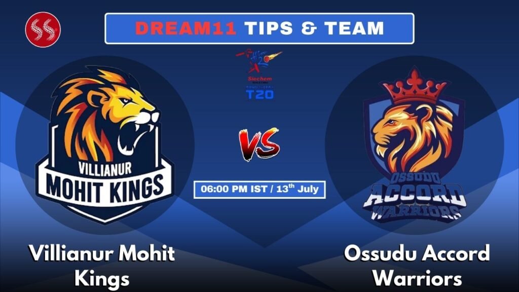 VMK vs OAW Today's Dream11 Fantasy Team: 15th T20 Match 2025