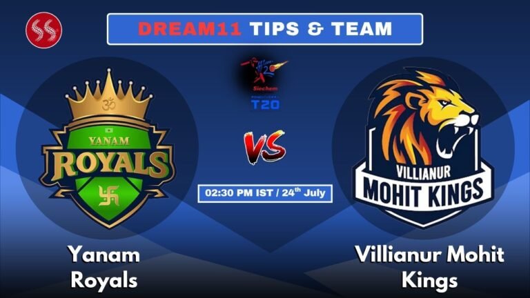YAR vs VMK Today's Dream11 Fantasy Team