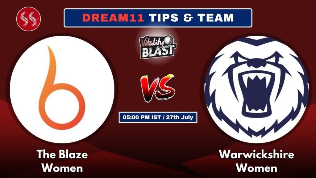 BLZ-W vs WAR-W Today's Dream11 Fantasy Team