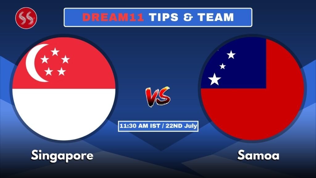 SIN vs SMO Today's Dream11 Fantasy Team