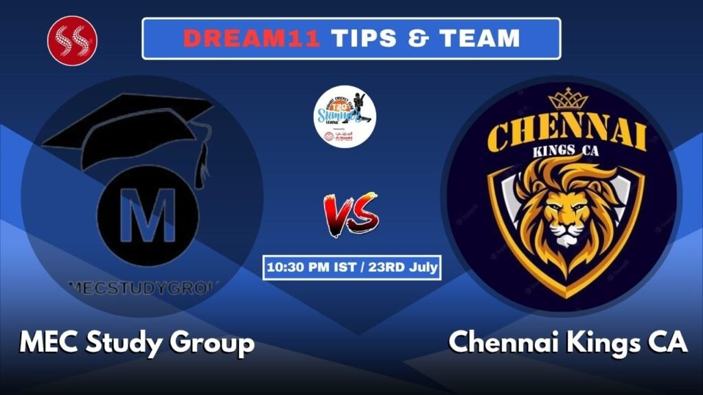 MEC vs CHK Today's Dream11 Fantasy Team