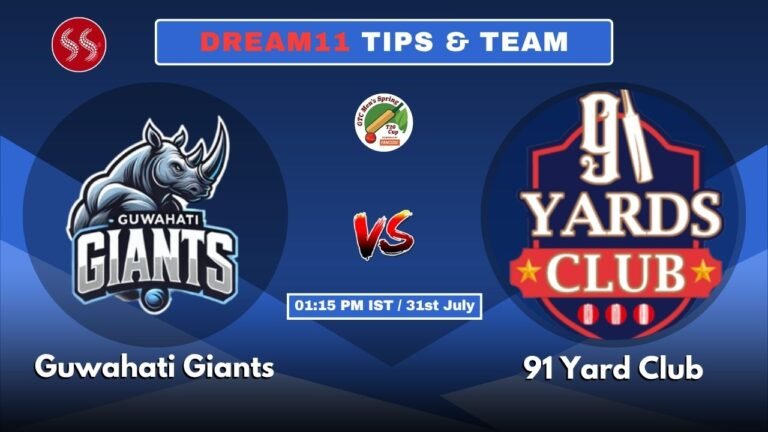 GUG vs NYC Today's Dream11 Fantasy Team: 8th T20 Match 2025