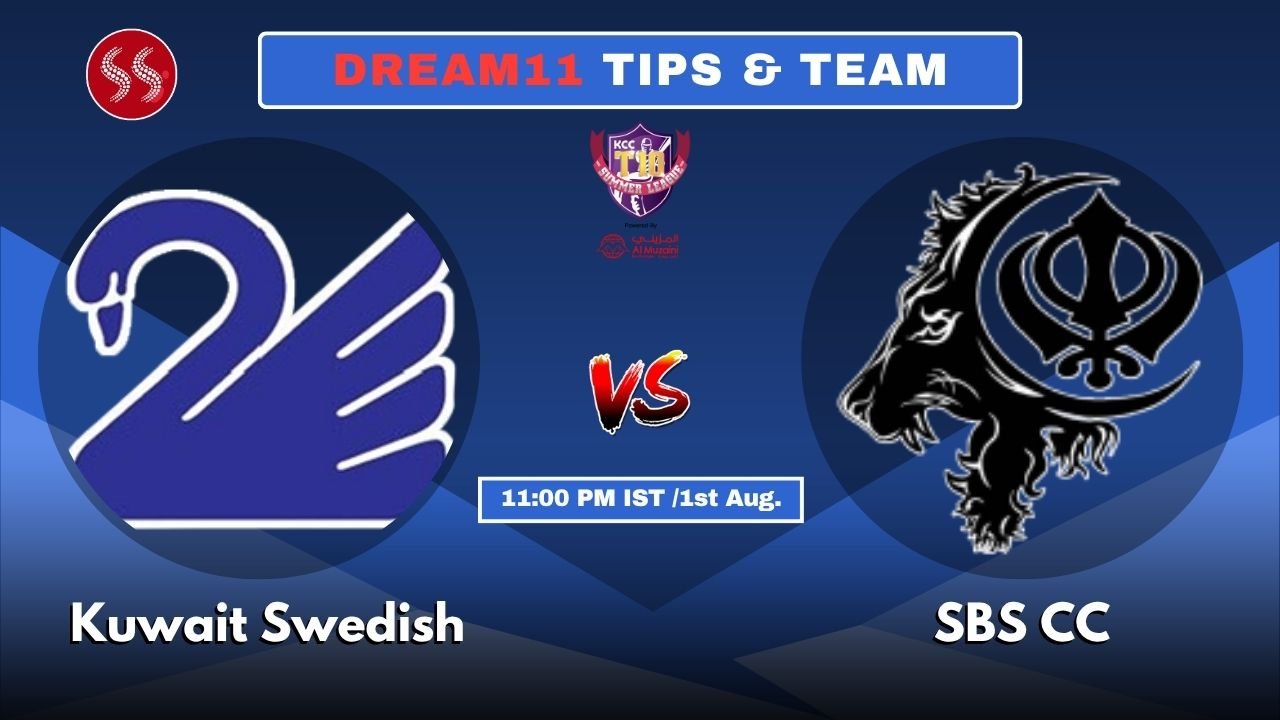 KW vs SBS Today's Dream11 Fantasy Team